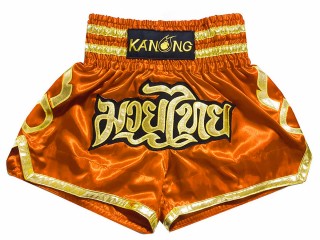 Kanong Muay Thai Shorts : KNS-121-Orange
