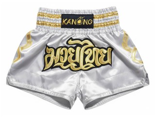 Kanong Muay Thai Shorts : KNS-121-Silber