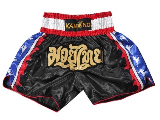 Kanong Muay Thai Shorts : KNS-149-Schwarz