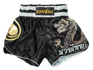 Kanong Muay Thai Shorts : KNS-505-Schwarz