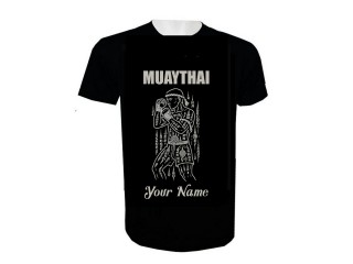Personalisierte Muay Thai Kickbox-T-Shirt mit Namenszusatz : KNTSHCUST-028