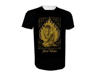 Personalisierte Muay Thai Kickbox-T-Shirt mit Namenszusatz : KNTSHCUST-029