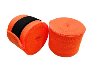KANONG elastische Muay Thai Boxbandagen : KN-Handbandagen-E-Orange