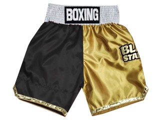 Box hosen selbst machen : KNBXCUST-2052-Schwarz Schwarz-Gold