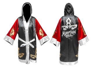 Kanong Boxermantel : KNFIR-143-Rot-Schwarz k