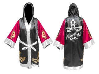 Kanong Boxermantel : KNFIR-143-Rosa-Schwarz