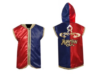 Kanong Hoodies / Walk-in-Kapuzenjacke: KNHOD-121-Rot-Marineblau