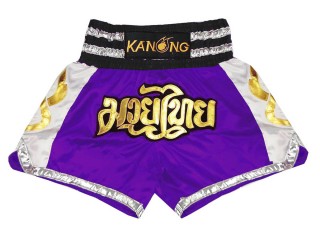 Kanong Muay Thai Shorts : KNS-141-Lila