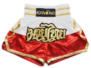 Individuelle Kickbox-Shorts : KNSCUST-1261-Polen