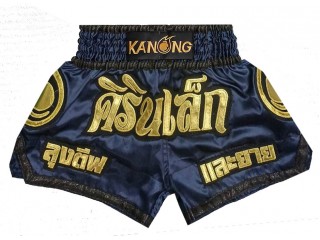 Individuelle Kickbox-Shorts : KNSCUST-1274-Marineblau