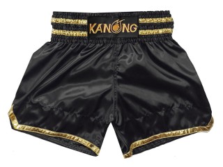 Individuelle Kickbox-Shorts : KNSCUST-1278-Schwarz