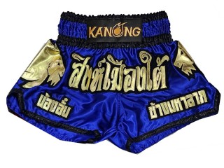 Individuelle Kickbox-Shorts : KNSCUST-1280-Blau