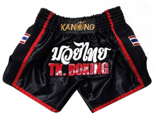 Individuelle Kickbox-Shorts : KNSCUST-1288-Schwarz