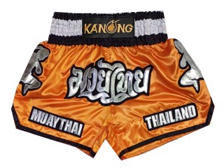 Individuelle Kickbox-Shorts : KNSCUST-1293-Orange