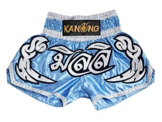 Individuelle Kickbox-Shorts : KNSCUST-1294-Hellblau