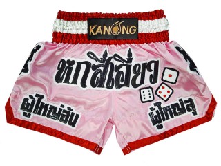 Individuelle Kickbox-Shorts : KNSCUST-1299-Pink