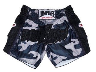 Lumpinee Muay Thai Shorts : LUM-052-Schwarz-Camo