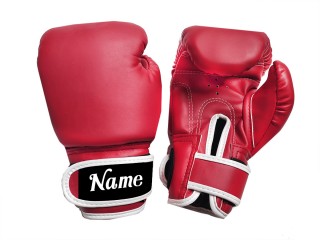 Personalisierte Kinder Boxhandschuhe : KNGCUST-KIDS-440 Rot