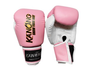 Kanong Muay Thai Boxen Boxhandschuhe : Hell-Pink