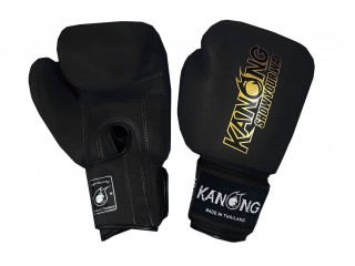 Kanong Muay Thai Boxen Boxhandschuhe : Simple schwarz