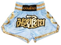 Kanong Muay Thai shorts : KNS-121-hellblau