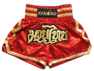 Kanong Muay Thai shorts - Thaiboxhosen : KNS-121-rot