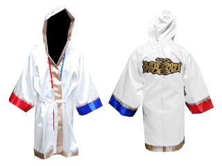 Kanong boxer umhang Boxermantel : Weiß/Rot/Blau