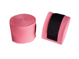 KANONG elastische Muay Thai Boxbandagen für Kinder : Rosa