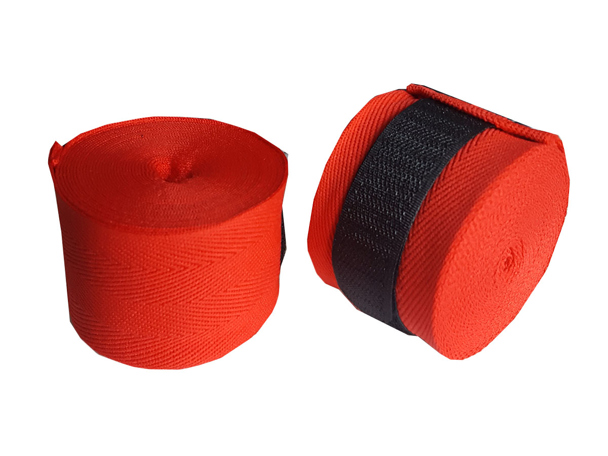 KANONG elastische Muay Thai Boxbandagen : rot