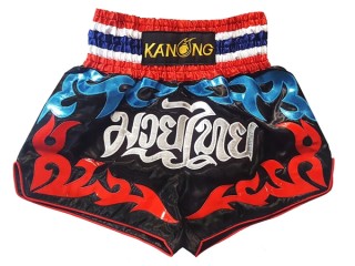Kanong Muay Thai shorts - Thaiboxhosen : KNS-122-schwarz