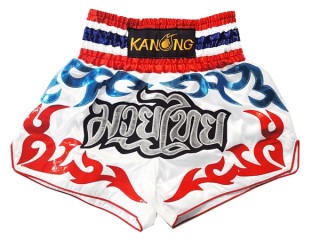 Kanong Muay Thai shorts : KNS-122-weiß