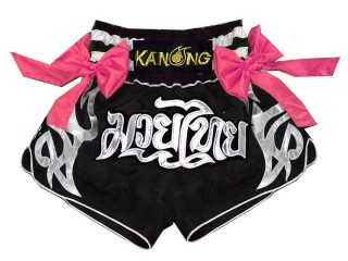Kanong Muay Thai Boxen shorts : KNS-127-schwarz
