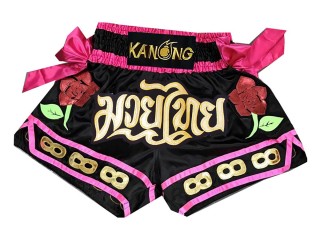 Kanong Kick Boxen hose : KNS-129-schwarz