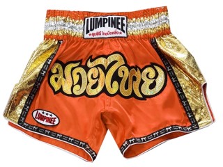 Lumpinee Muay Thai Shorts - Thaiboxhosen : LUM-045-Orange