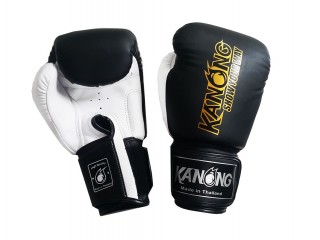 Kanong Muay Thai Boxen Boxhandschuhe für Damen: Schwarz