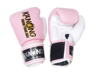 Kanong Muay Thai Boxen Boxhandschuhe : Hell-Pink