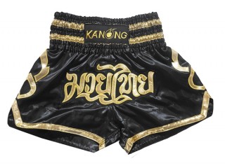 Kanong Muay Thai shorts für Frauen : KNS-121-Schwarz