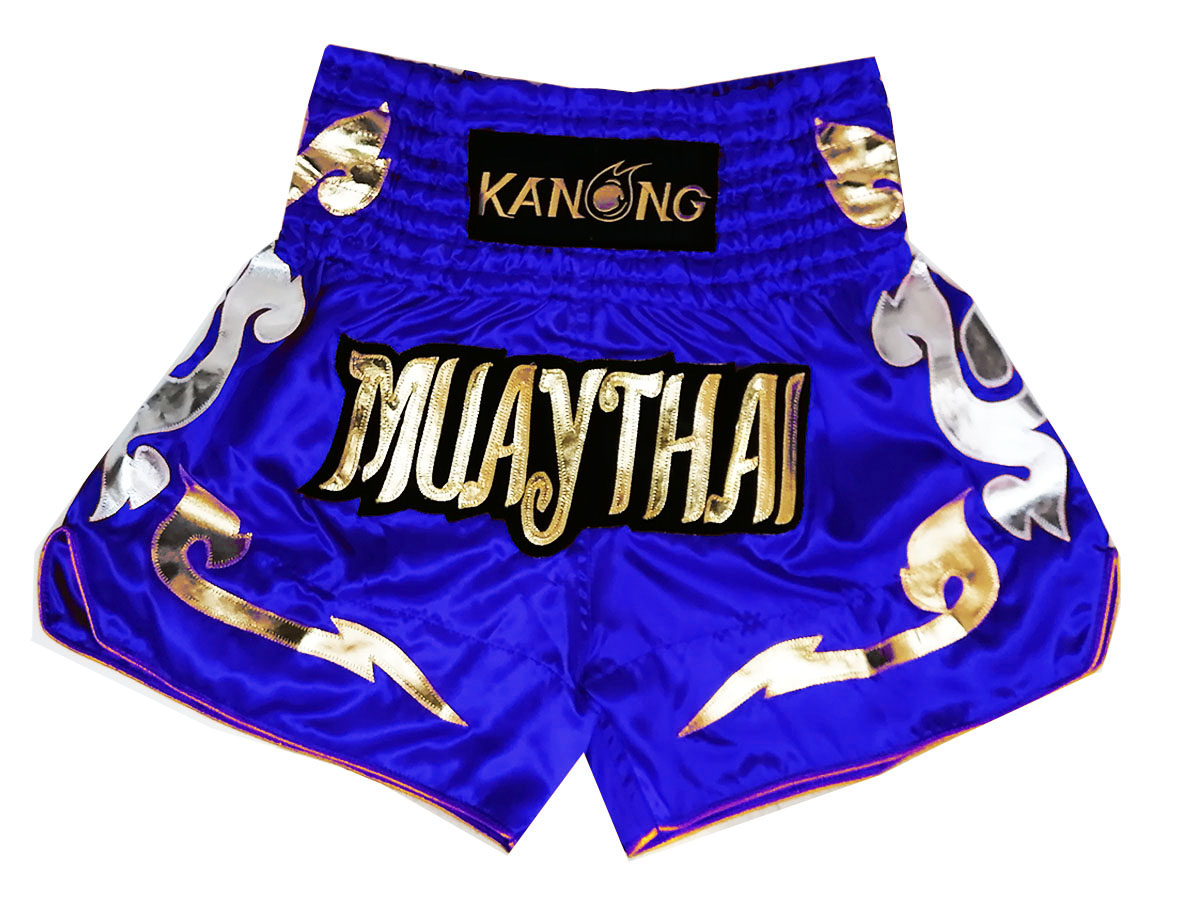 Kanong Muay Thai shorts - Thaiboxhosen : KNS-126-Blau