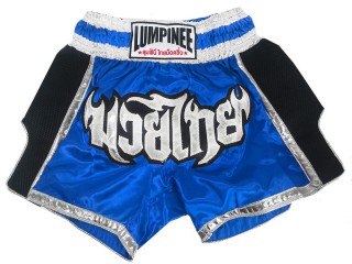 Lumpinee Muay Thai Shorts - Thaiboxhosen : LUM-023-Blau