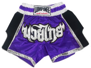 Lumpinee Muay Thai Shorts : LUM-023-Lila