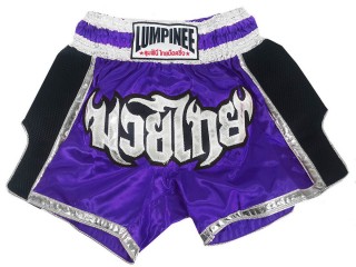 Lumpinee Muay Thai Shorts - Thaiboxhosen : LUM-023-Lila