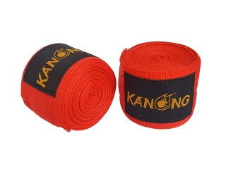 KANONG Kickboxing Boxbandagen : Rot