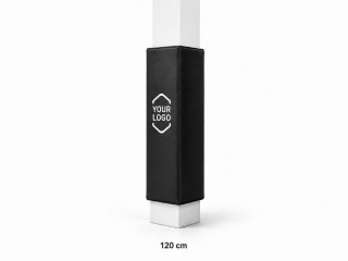 Individuell gestaltete Leder-Stangenabdeckung – Höhe: 120 cm