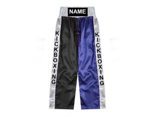 Kickbox Hose selber gestalten : KNPANTS-001-Schwarz-Marine