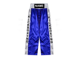 Personalisierte Kickbox Hose : KNPANTS-001-Blau