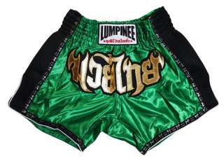Lumpinee Retro Muay Thai Hose : LUMRTO-003-dunkelgrün