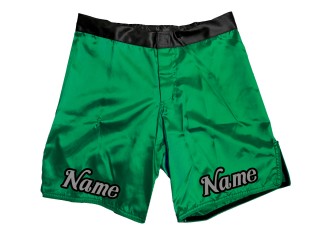 Maßgeschneiderte MMA-Shorts mit Namen oder Logo: Grün