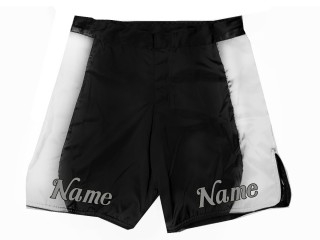 MMA Shorts selber machen : Schwarz-Weiß