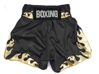 Box hosen selbst machen : KNBSH-038-Schwarz-Gold
