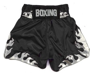 Box hosen selbst machen : KNBSH-038-Schwarz-Silber